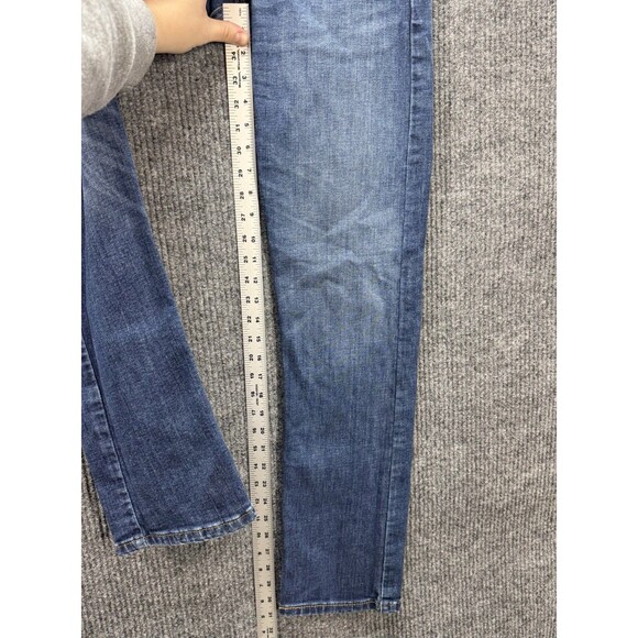 Levis 513 Slim Straight Leg Jeans Men’s 30x32 Blue Denim Stretch Medium Wash - Picture 9 of 11